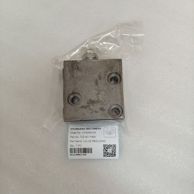 Hyunsang Excavator Parts 723-40-71900 Reducing Valve for Excavator PC220-8 PC300-8
