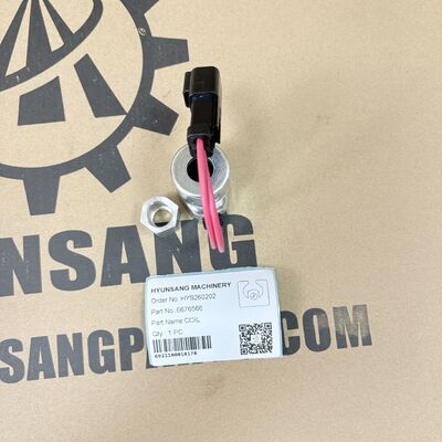 Hyunsang Excavator Parts Solenoid Valve Coil 6676566 For S220 S250 S300 A220
