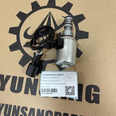 Excavator Parts Solenoid Valve 20Y-60-22122 For PC240 PC240-6
