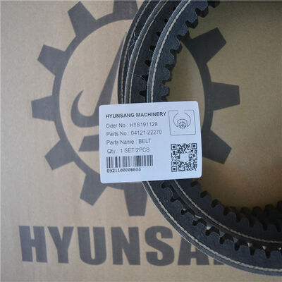 Construction Machinery Parts 08064-1000 07260-20936 04121-22271 04121-22270 V-Belt Set For D65EX D65P