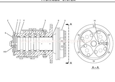 234-4440 2344440 Excavator Swivel Joint For Caterpillar CAT E320D E323D E324D E336D E340D