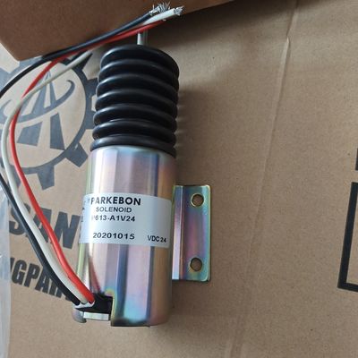 24V Stop Solenoid 119-7017 1237532 0814155 For  PM-465 PS-150C CB-434C