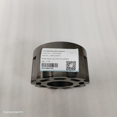 Hyunsang Excavator Parts Cylinder Block XKAH-00071 For R140LC-7, R210LC7, R210NLC7