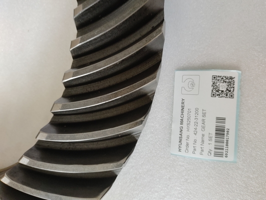 Hyunsang Excavator Parts  PINION AND GEAR 424-22-31200 For WA400, WA430, WA450, WA470