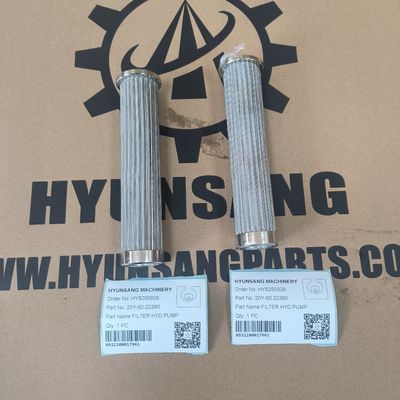 Hyunsang Excavator Parts ELEMENT 20Y-60-22380 For Komatsu PC200 PC200CA PC210 PC220
