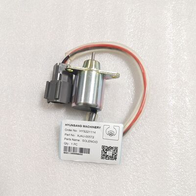 Hyunsang Excavator Parts High Quality Stop Solenoid XJAU-00572 For R80-7