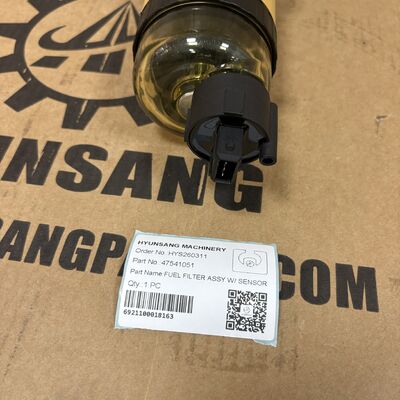 Excavator Parts Fuel Water Separator with sensor 47541051 For 586H 580SNWT 570NEP 580SN