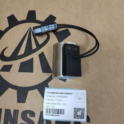 Excavator Parts Solenoid Coil 1172911 For 416C 420D 424D 426C 428C 430D 432D
